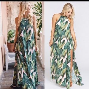 NWT Show Me Your Mumu Peachy Palm Bronte maxi